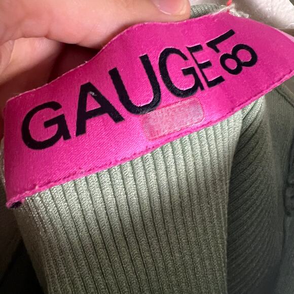 Gauge81 Selas Green Asymmetric One Shoulder Sleeveless Top Size Small - Picture 12 of 13